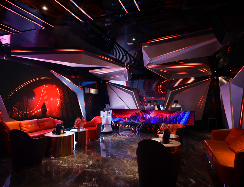 赛博机甲门店展示